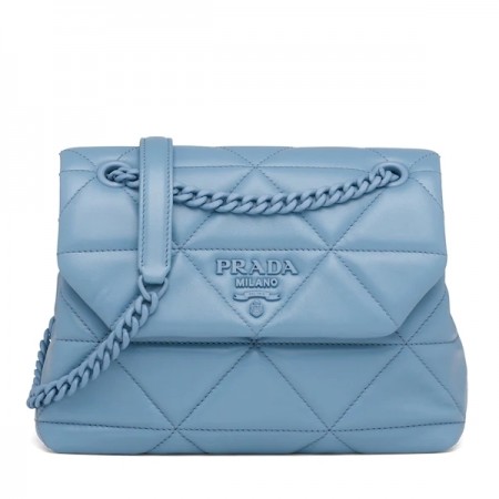 Prada Small Spectrum Bag In Blue Nappa Leather