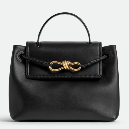 Bottega Veneta Ciao Ciao Small Bag in Black Calfskin