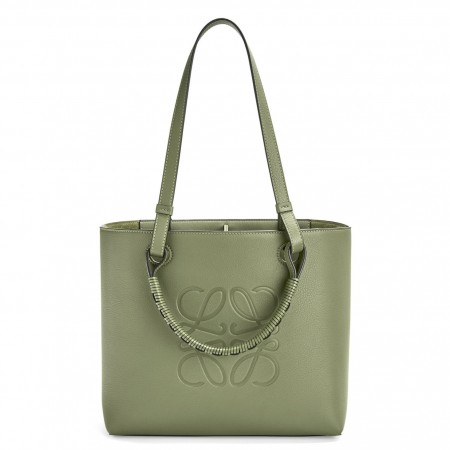 Loewe Small Anagram Tote In Rosemary Classic Calfskin 