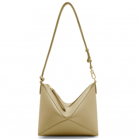 Loewe Puzzle Fold Pouch in Clay Green Nappa Calfskin 