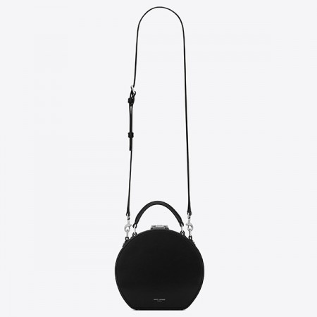 Saint Laurent Black Mica Hot Box Bag