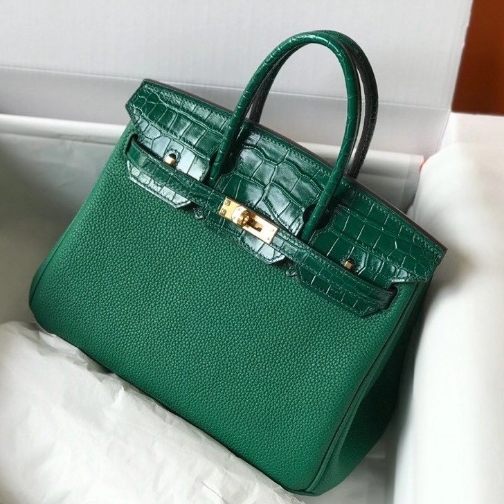Green birkin bag online