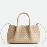 Bottega Veneta Pinacoteca Small Bag in Ecru Intrecciato Calfskin