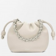 Loewe Mini Flamenco Purse Bag in Sea Salt Nappa Lambskin