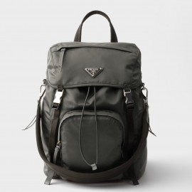 Prada Backpack in Mercury Gray Re-Nylon