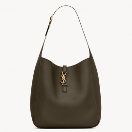 Saint Laurent Le 5 À 7 Soft Small Shoulder Bag in Light Musk Leather