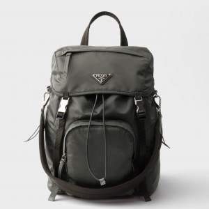 Prada Backpack in Mercury Gray Re-Nylon