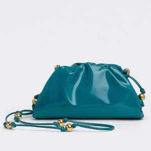 Bottega Veneta Mini Pouch In Blaster Patent Leather