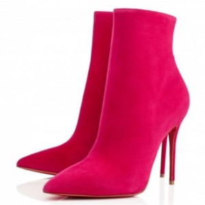 Christian Louboutin So Kate Booty 100MM In Red Suede