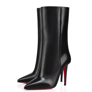 Christian Louboutin Astrilarge Ankle Boots 100mm in Black Leather