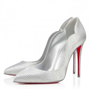 Christian Louboutin Hot Chick 100mm Pumps In Sequin Fabric