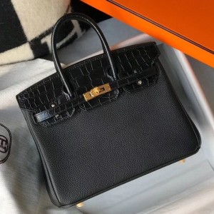 Hermes Touch Birkin 25cm Limited Edition Black Bag