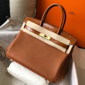 Hermes Touch Birkin 30cm Limited Edition Gold Bag