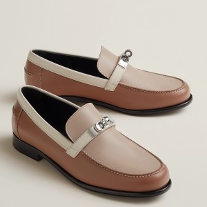 Hermes Women's Destin Loafers in Multicolor Leather 