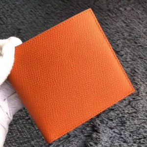 Hermes Orange MC² Copernic Compact Wallet