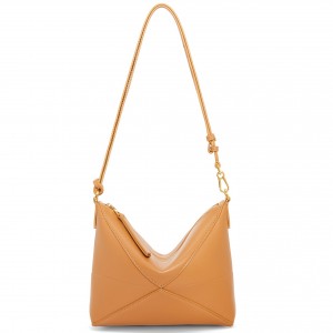 Loewe Puzzle Fold Pouch in Warm Desert Nappa Calfskin 