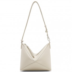 Loewe Puzzle Fold Pouch in White Nappa Calfskin 