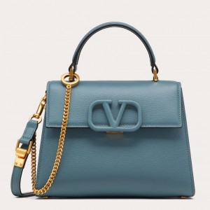 Valentino Small Vsling Handbag In Amadeus Grainy Calfskin