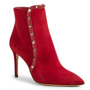 Valentino Garavani Red Rockstud Bootie 85mm