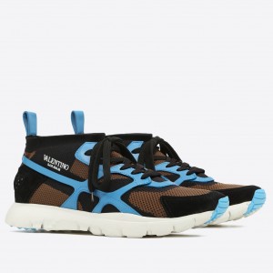 Valentino Garavani Blue Sound High Sneakers