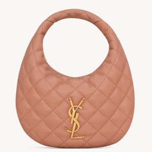 Saint Laurent Icarino Bag in Hortensia Quilted Nappa Leather
