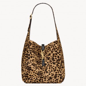 Saint Laurent Le 5 A 7 Supple Small Bag in Pony Hair Leather