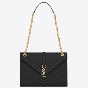 Saint Laurent Large Monogramme Envelope Shoulder Bag