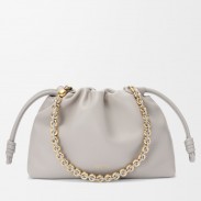 Loewe Flamenco Purse in Shell Grey Nappa Lambskin
