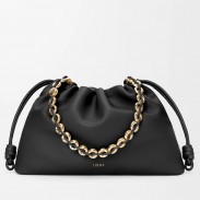 Loewe Large Flamenco Purse in Black Nappa Lambskin