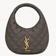 Saint Laurent Icarino Bag in Urban Grey Quilted Nappa Leather