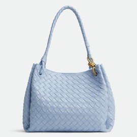 Bottega Veneta Parachute Large Bag in Lunar Intrecciato Lambskin