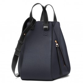Loewe Medium Hammock Bag In Black Leather