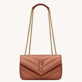 Saint Laurent LouLou Small Bag in Hortensia Matelasse Lambskin