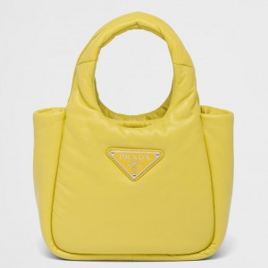 Prada Small Top-handle Bag in Yellow Nappa Leather