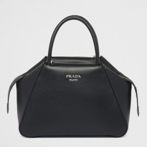 Prada Supernova Small Handbag In Black Leather