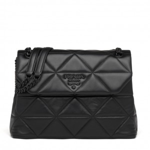 Prada Large Spectrum Bag In Black Nappa Leather