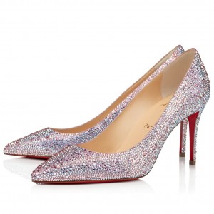 Christian Louboutin Kate Strass 85mm Aurora Borealis Pumps