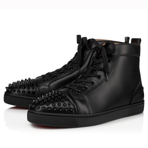 CHRISTIAN LOUBOUTIN LOUIS JUNIOR SPIKES ORLATO MEN'S FLAT - CL67