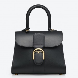 Delvaux Brillant PM Bag in Black Box Calf Leather
