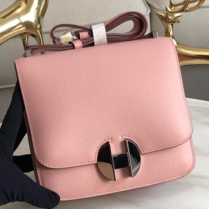 Hermes 2002 20cm Bag In Rose Sakura Evercolor Calfskin