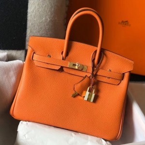 Replica Hermes Birkin 25 Retourne Handmade Bag In Parchemin