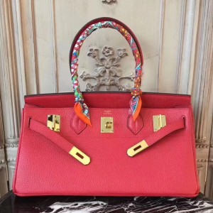 Hermes Red JPG Birkin 42cm Shoulder Bag