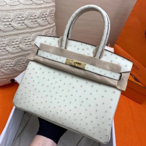 Replica Hermes Taupe Birkin 30cm Shiny Crocodile Niloticus Skin Bag