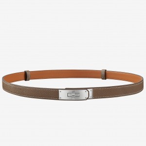 Hermes Kelly Belt In Taupe Epsom Leather