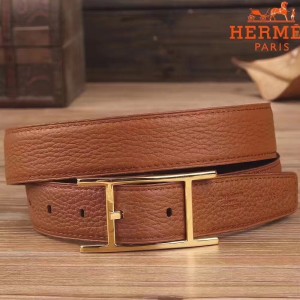 Hermes Quentin 32 MM Brown Reversible Belt