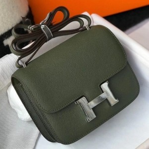 Replica Hermes Constance 18 Handmade Bag In Parchemin Ostrich Leather