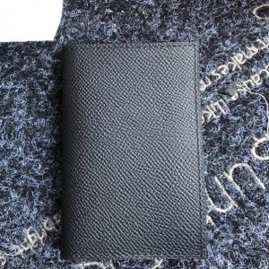 Hermes MC² Euclide Card Holder In Black Epsom Leather