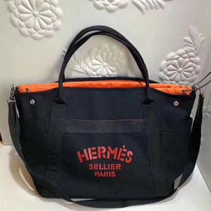 Hermes Black Functional Grooming Bag