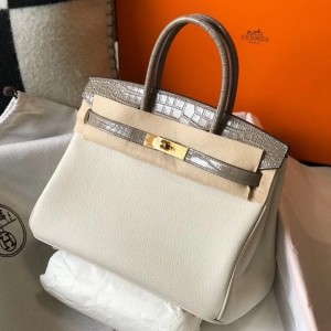 Hermes Touch Birkin 30cm Limited Edition White Bag