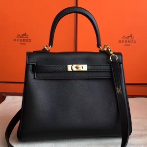 Replica Hermes Kelly Sellier 25 Handmade Bag In Terre Cuite